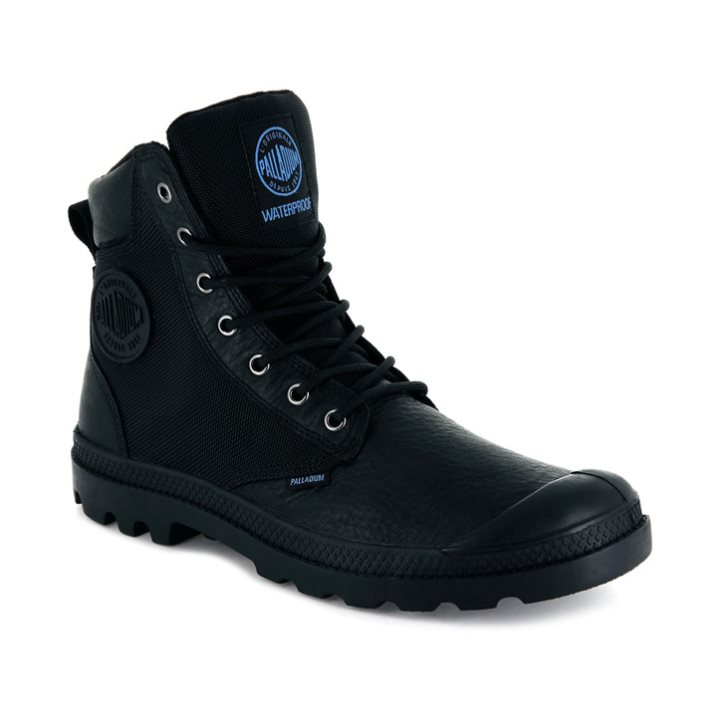 Pánské Boty Palladium Pampa Sportovní Cuff WPN Černé | CZ BXY-17U